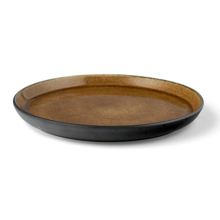 Bitz plate gastro Ø 21 cm - Black-amber - Bitz