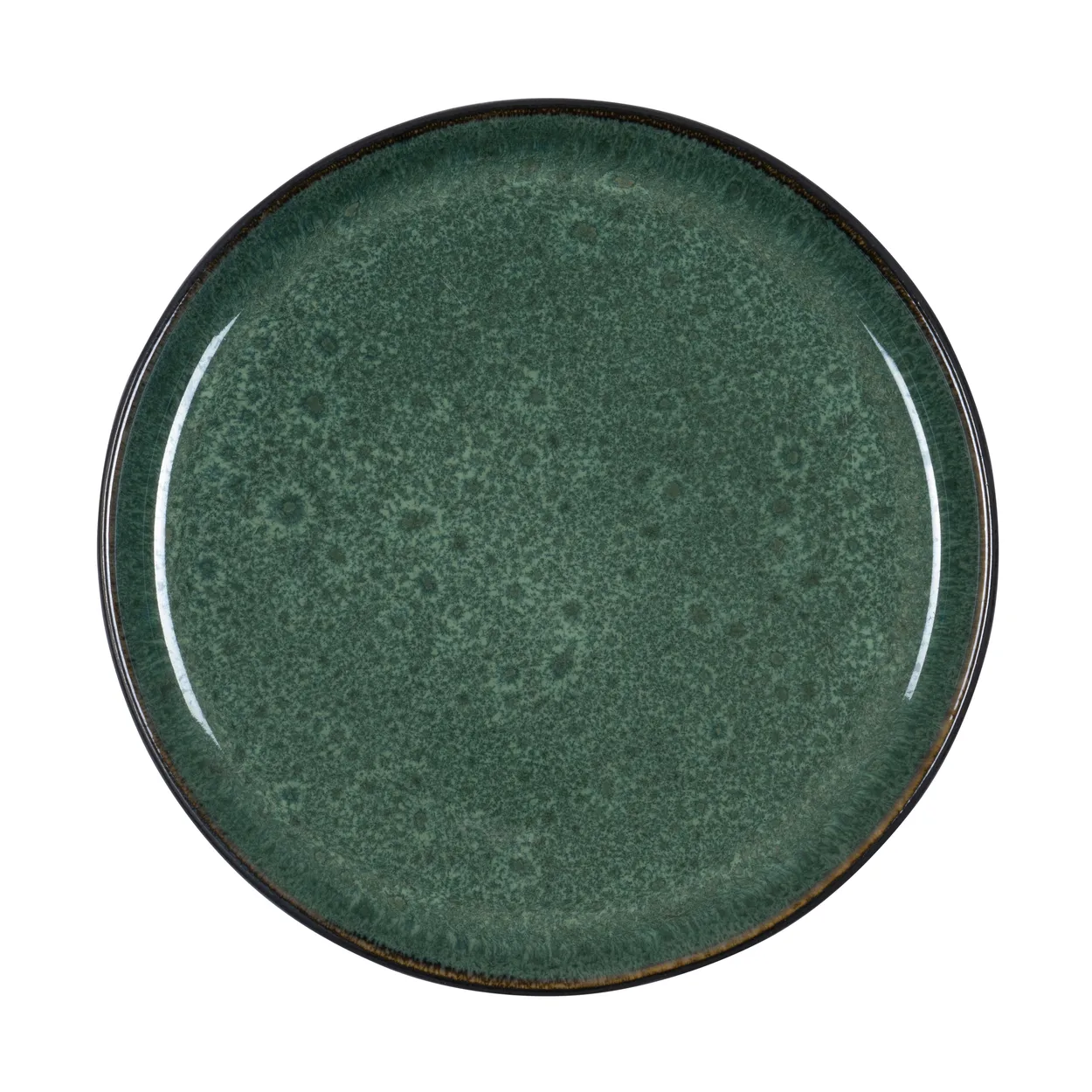Bitz plate gastro o 21 cm Black-green | Scandinavian Design | Small plates & side plates | Green