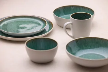 Bitz plate gastro Ø27 cm - White-green - Bitz