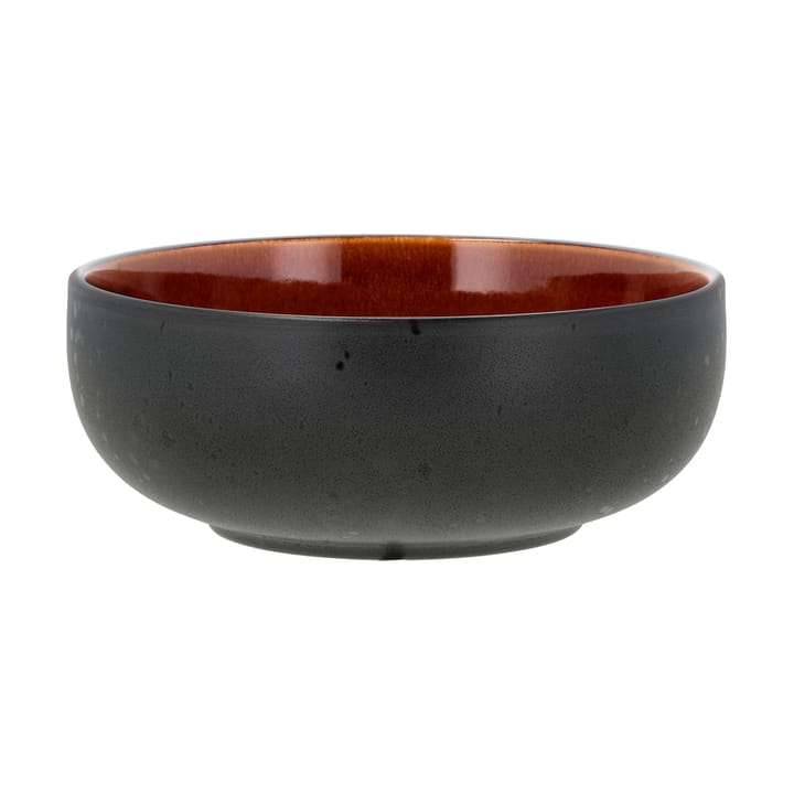 Bitz pokebowl/ramen bowl Ø18 cm - Black-amber - Bitz
