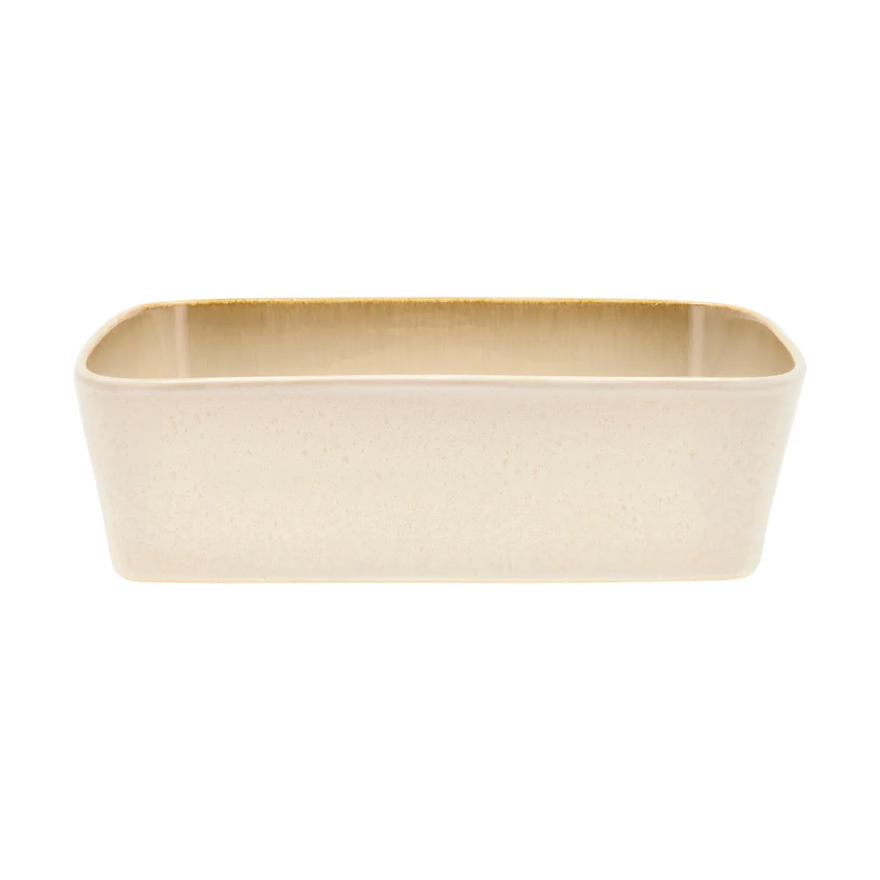 Bitz rectangular dish 21x28 cm Cream white | Scandinavian Design | Serving platters & dishes | White
