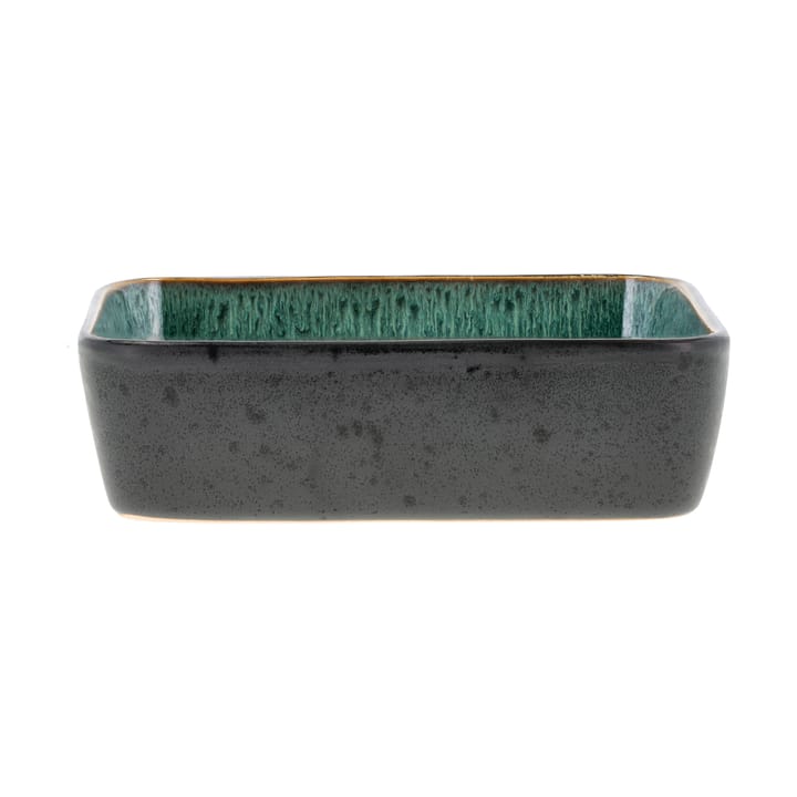 Bitz rectangular saucer 14x19 cm - Black-green - Bitz