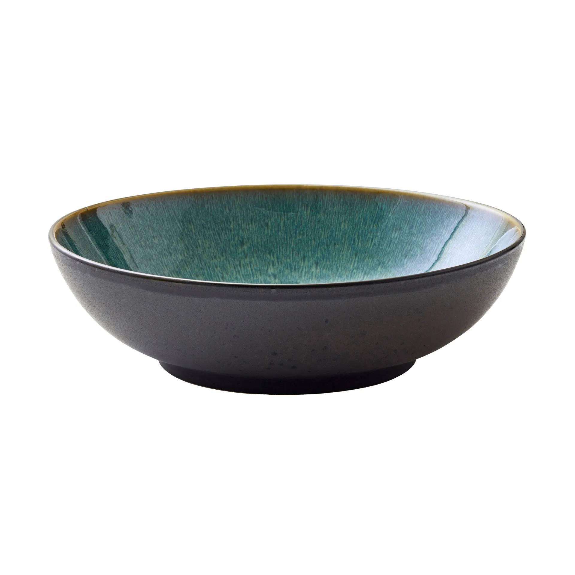 Bitz salad bowl Ø24 cm, Black-green Bitz