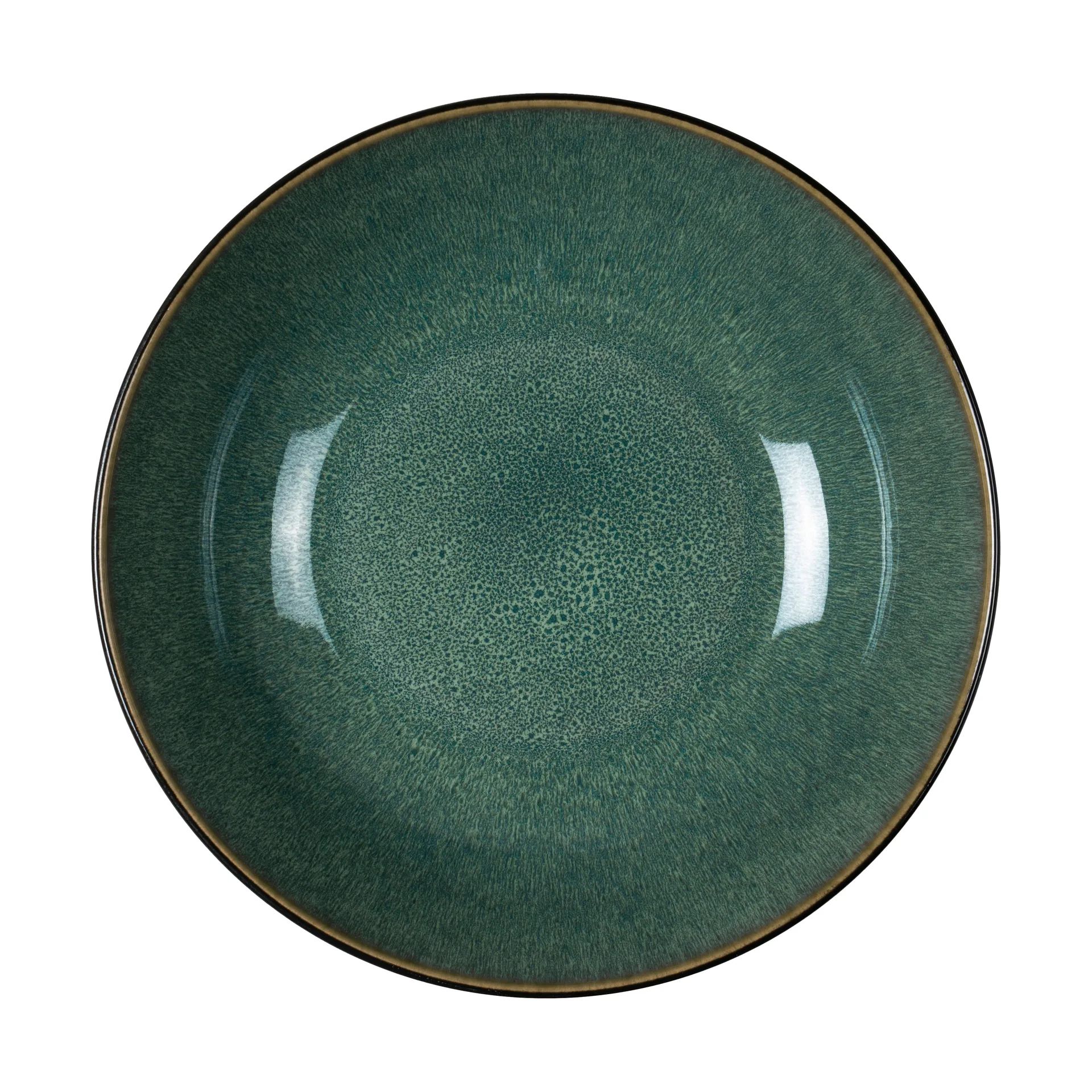 Bitz salad bowl Ø24 cm, Black-green Bitz