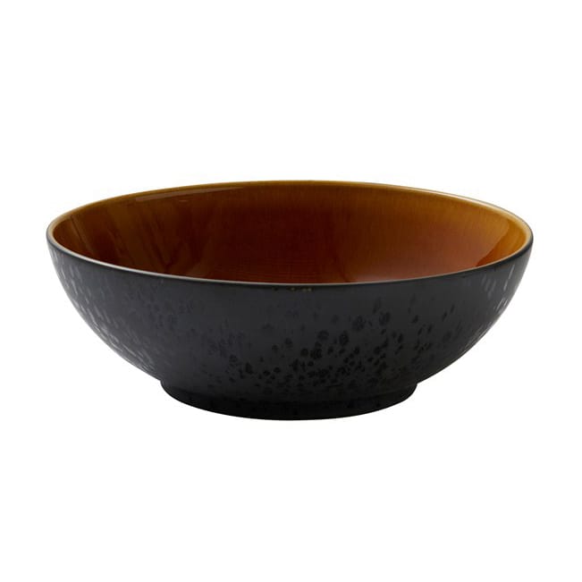 Bitz salad bowl Ø30 cm - Black-amber - Bitz