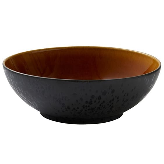 Bitz salad bowl Ø30 cm - Black-amber - Bitz