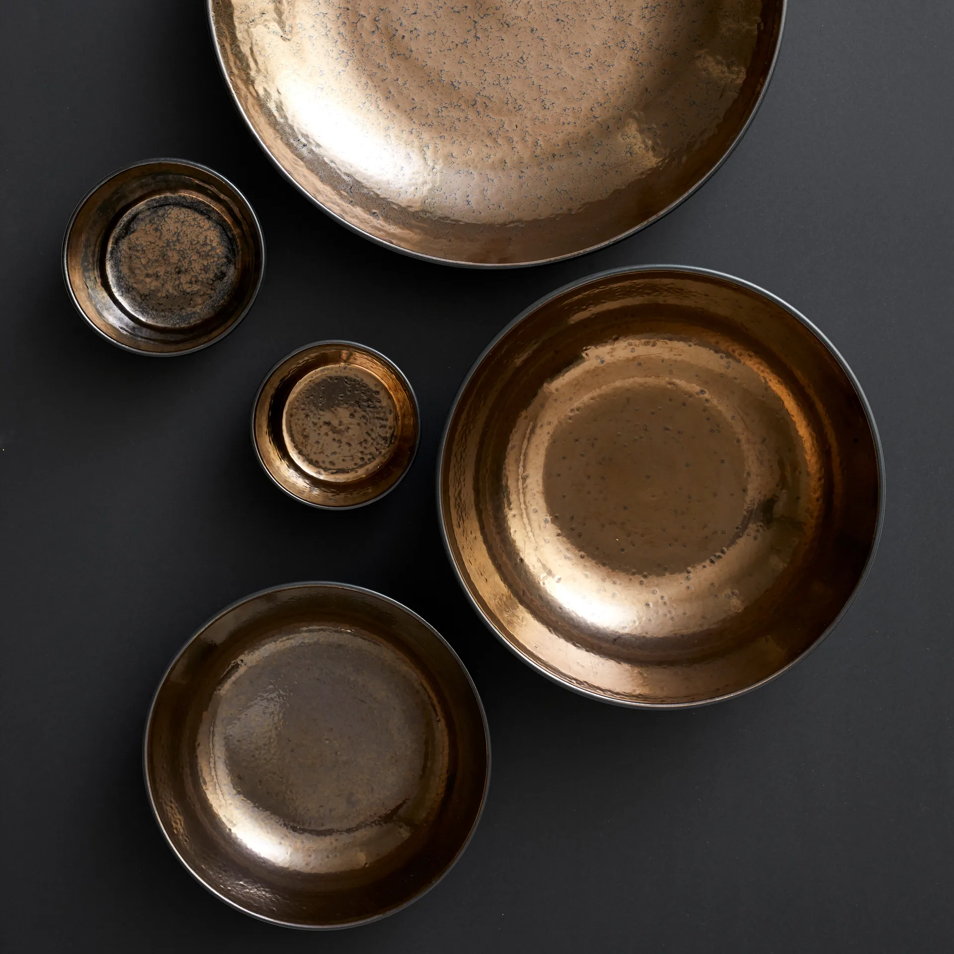 Bitz salad bowl Ø30 cm, Black-bronze Bitz