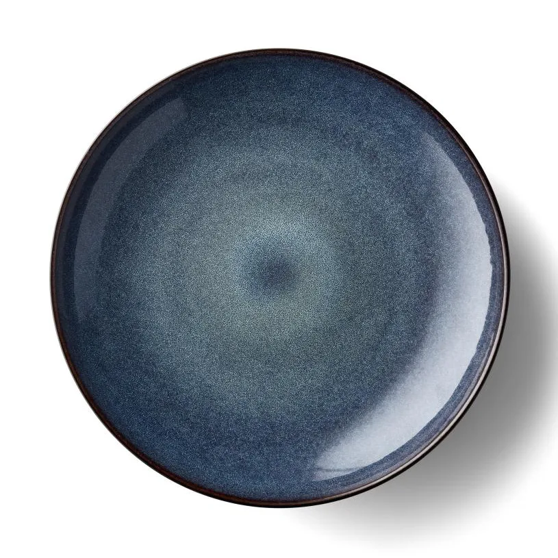 Bitz serving dish o40 cm black Black-dark blue | Scandinavian Design | Serving platters & dishes | Blue