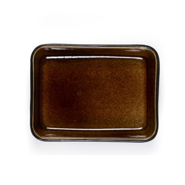 Bitz serving plate black 19x14 cm - Amber - Bitz