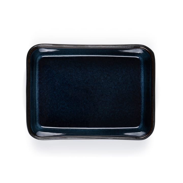 Bitz serving plate black 19x14 cm - Dark blue - Bitz