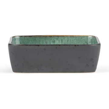 Bitz serving plate black 19x14 cm - Green - Bitz
