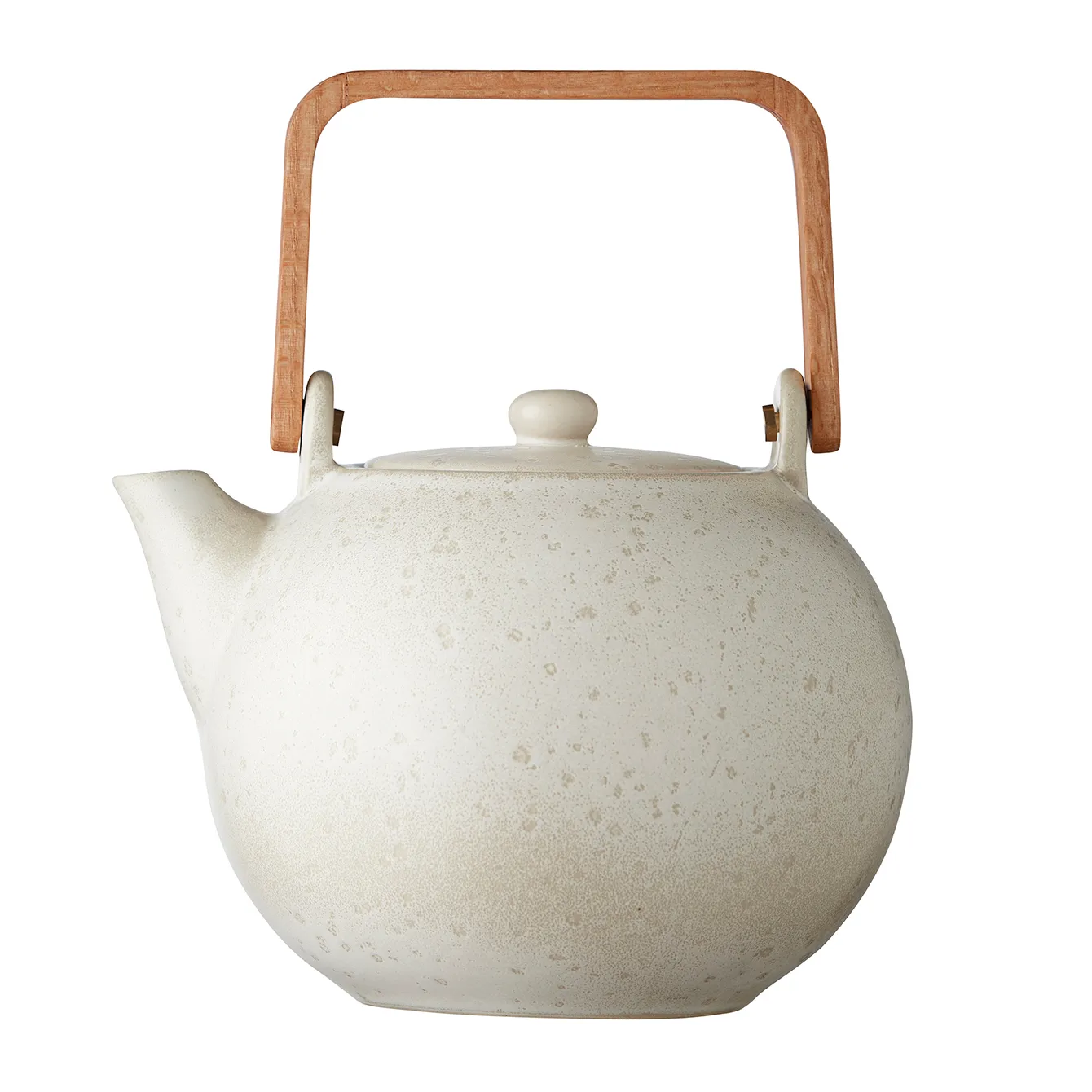 Bitz teapot 1.2 l matte, matte cream white Bitz