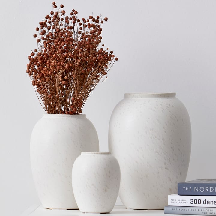Bitz vase 12.5 cm, matte cream white Bitz