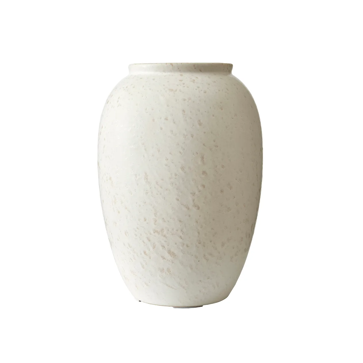 Bitz vase 25 cm, matte cream white Bitz