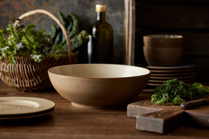 Bitz Wood salad bowl Ø24 cm - Wood-sand - Bitz