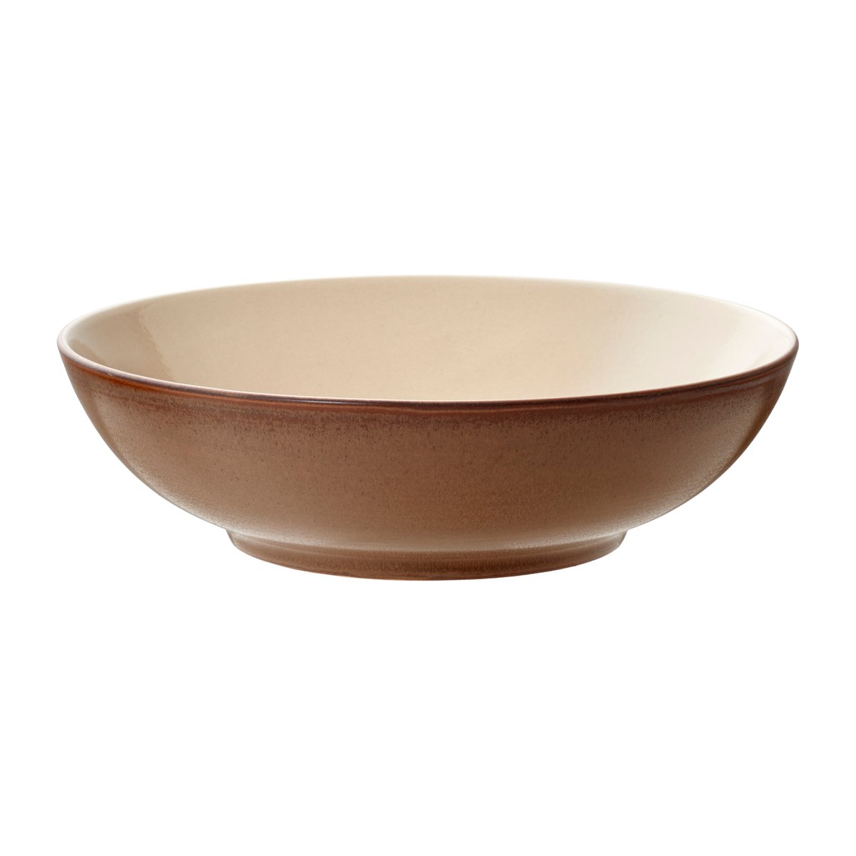 Bitz Wood salad bowl o24 cm Wood-sand | Scandinavian Design | Salad bowls | Brown