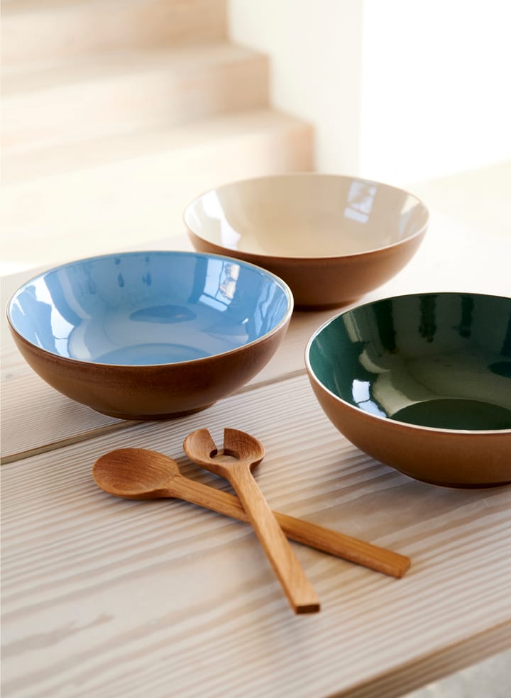 Bitz Wood salad bowl Ø30 cm - Wood-sand - Bitz