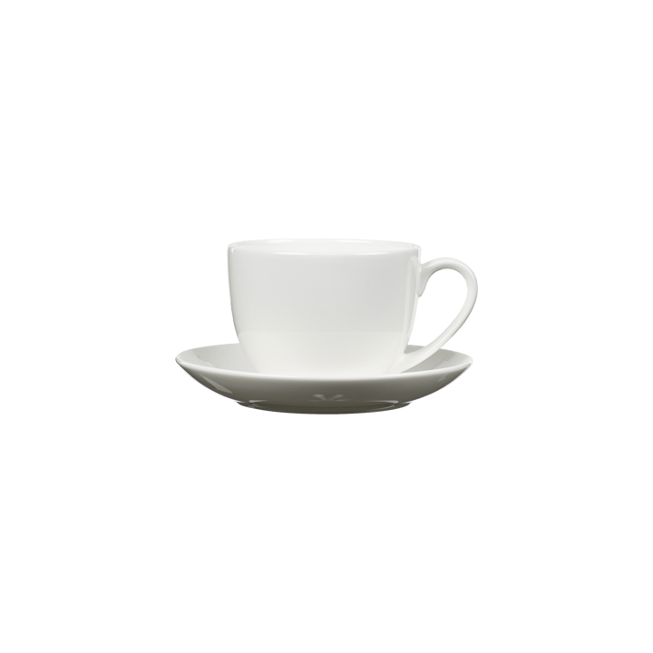 Cup with saucer 24 cl - White - Bitz