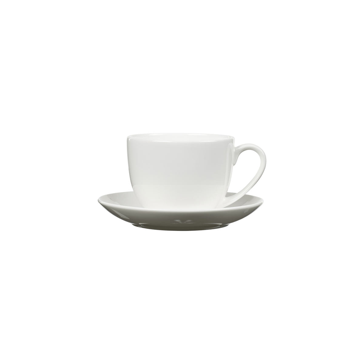Bitz Cup with saucer 24 cl White | Scandinavian Design | Coffee cups | White