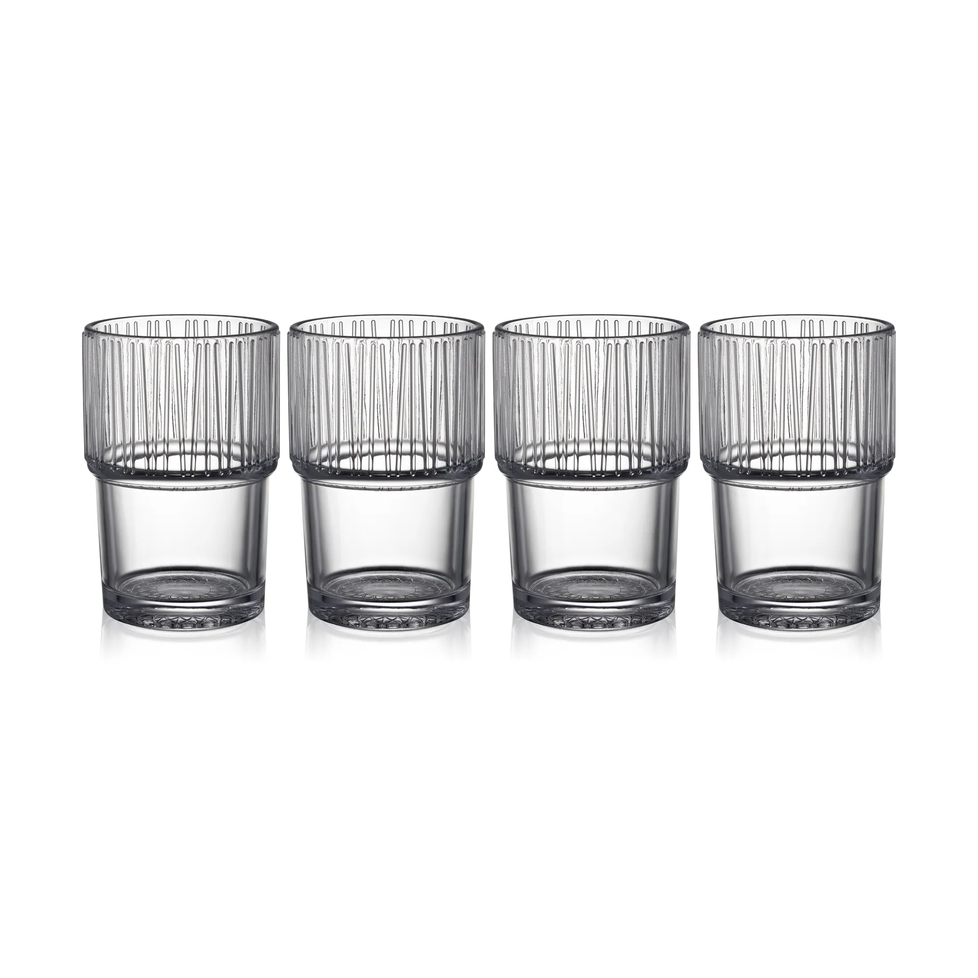 Kusintha café glass 38 cl 4-pack, Clear Bitz