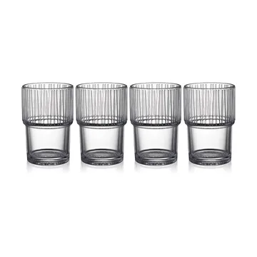 Kusintha café glass 38 cl 4-pack - Clear - Bitz