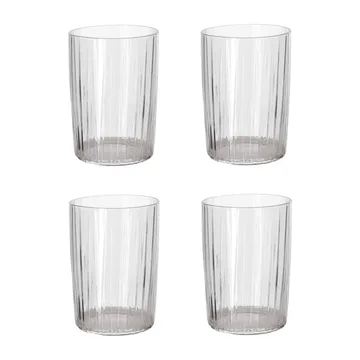 Kusintha drinking glass 28 cl 4-pack - Clear - Bitz