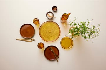 Kusintha servering saucer round Ø30 cm - Amber - Bitz