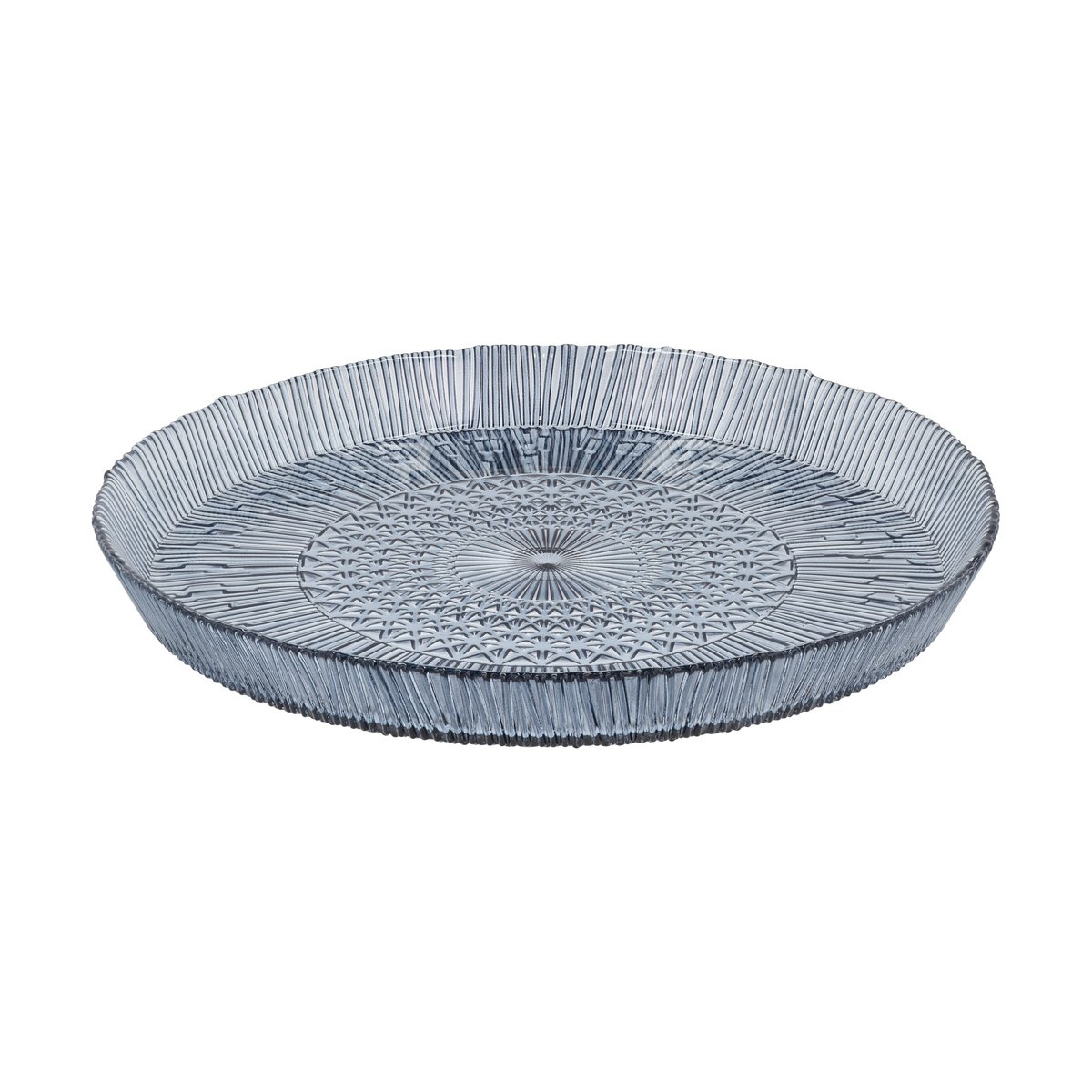 Bitz Kusintha servering saucer round o30 cm Blue | Scandinavian Design | Serving platters & dishes | Blue