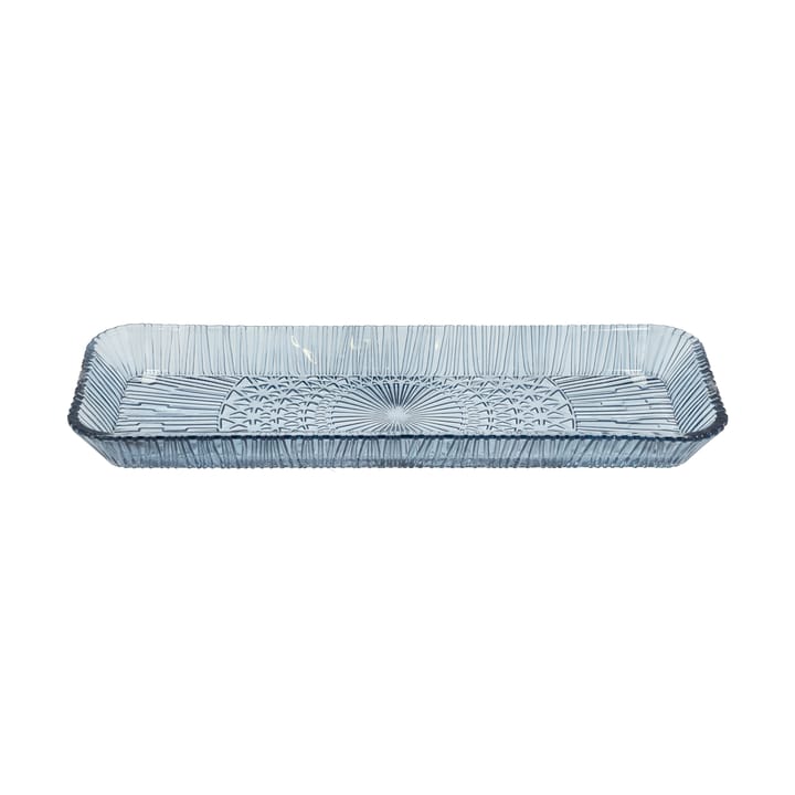 Kusintha serving dish rectangular 14x38 cm - Blue - Bitz