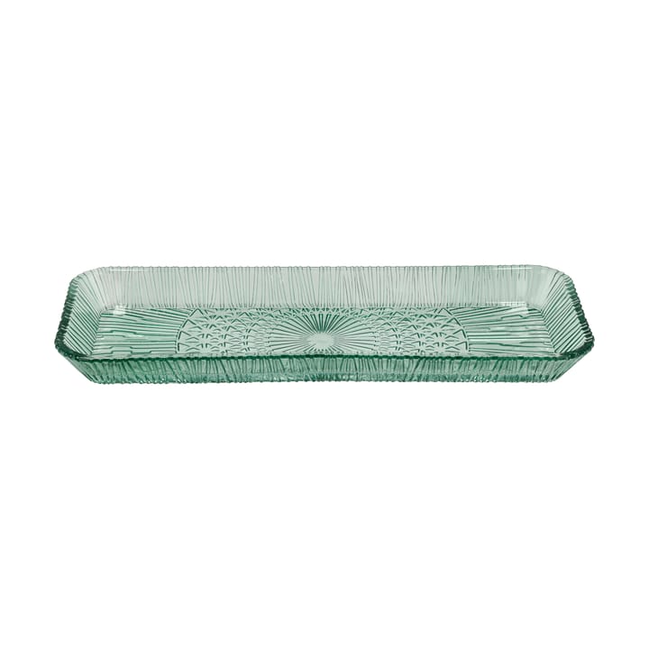 Kusintha serving dish rectangular 14x38 cm - Green - Bitz