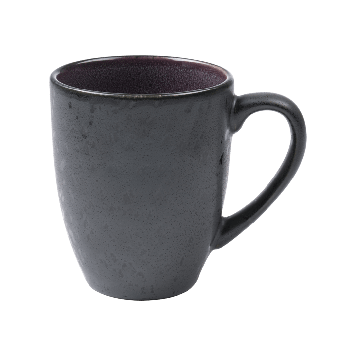 Mug 30 cl Stoneware - Black-purple - Bitz