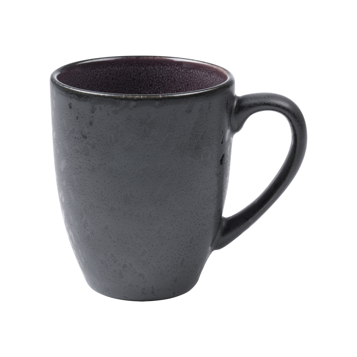 Bitz Mug 30 cl Stoneware Black-purple | Scandinavian Design | Coffee cups | Purple