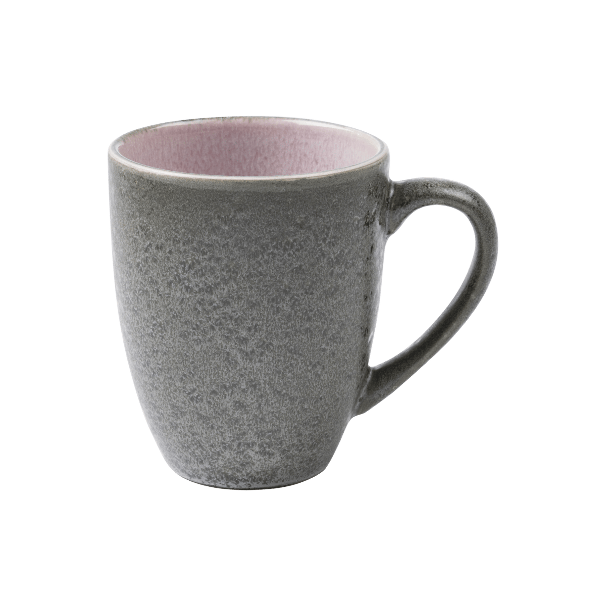 Bitz Mug 30 cl Stoneware Grey-pink | Scandinavian Design | Coffee cups | Pink