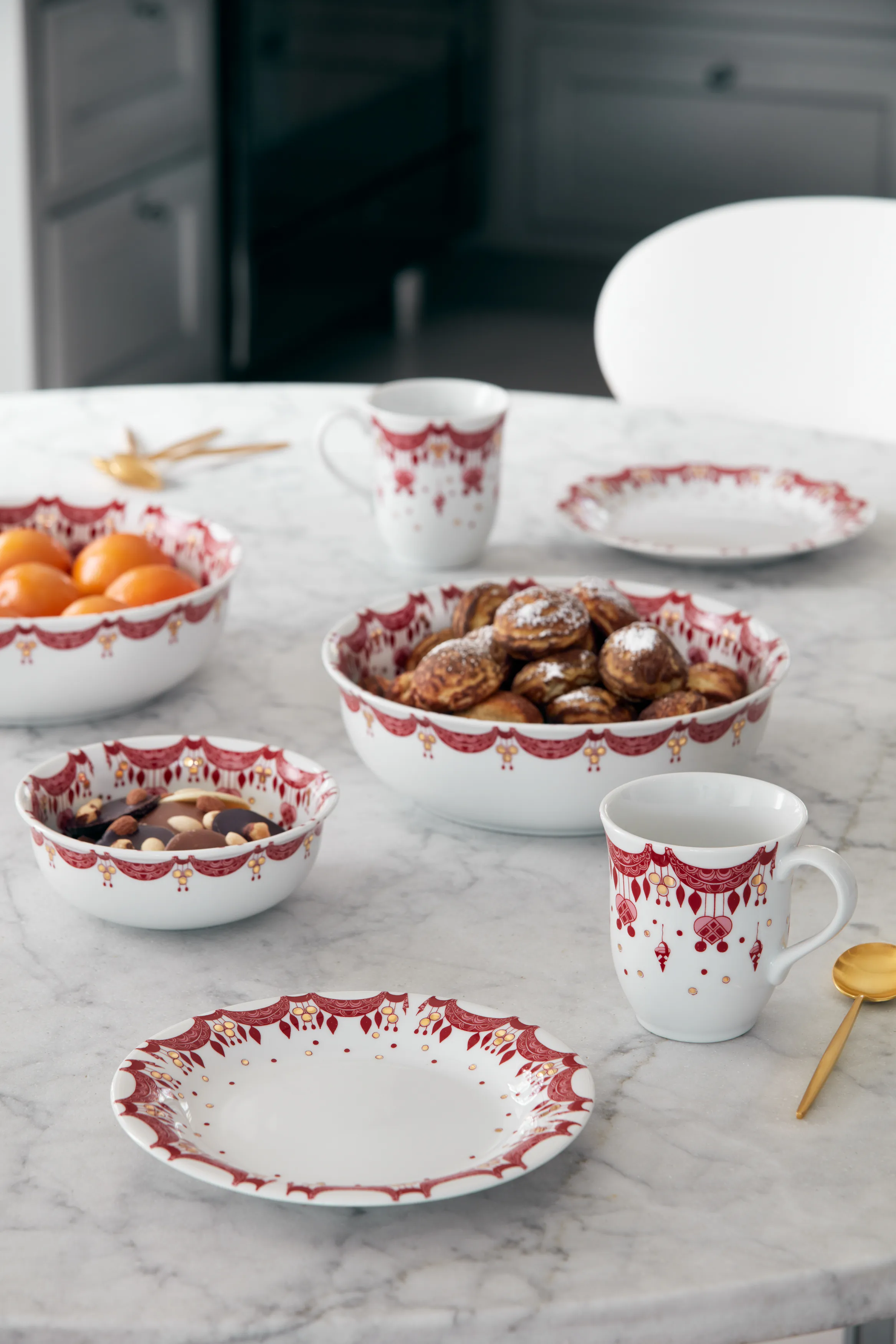 Bjørn Wiinblad Christmas plate Ø 20 cm from Bjørn Wiinblad