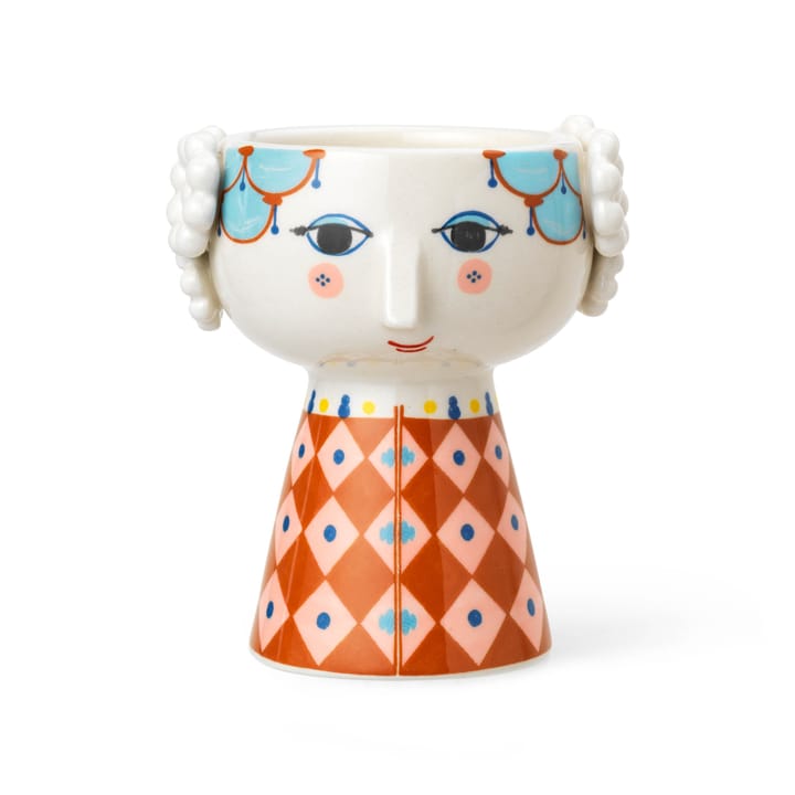 Eva candlestick 9,5 cm - Terrakotta - Bjørn Wiinblad