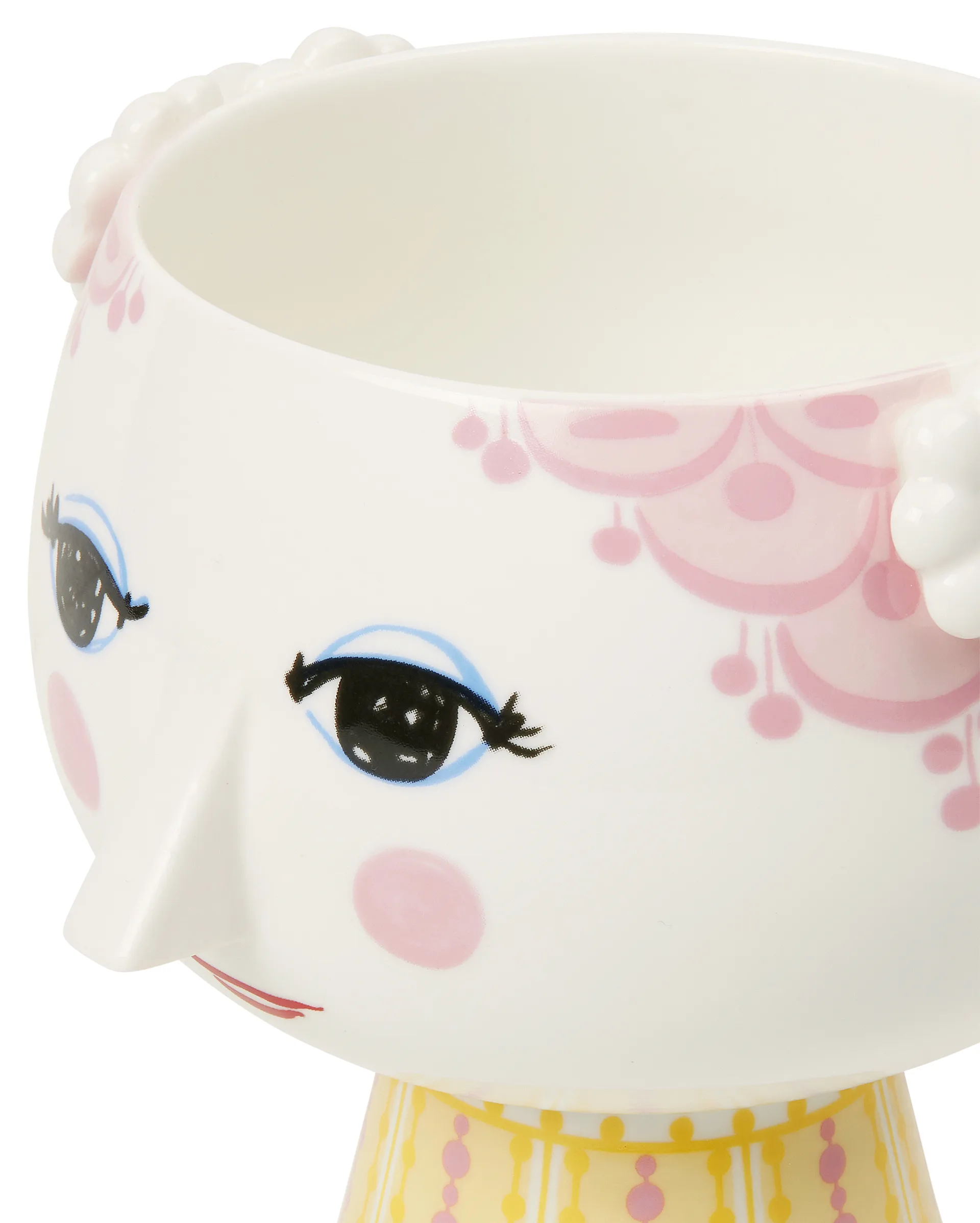 Eva flower pot on foot Ø 15.5 cm, Pink Bjørn Wiinblad