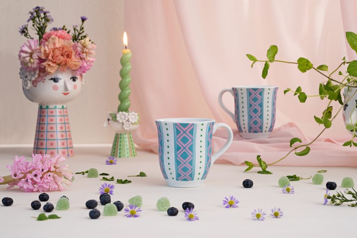 Eva mug 35 cl - Light blue - Bjørn Wiinblad
