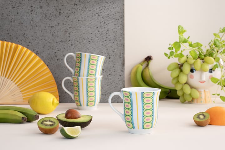 Eva mug 35 cl, Yellow Bjørn Wiinblad