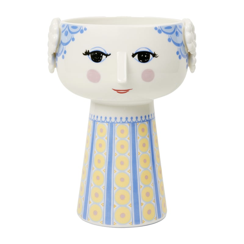 Bjørn Wiinblad Eva vase 12.5 cm Blue-blue