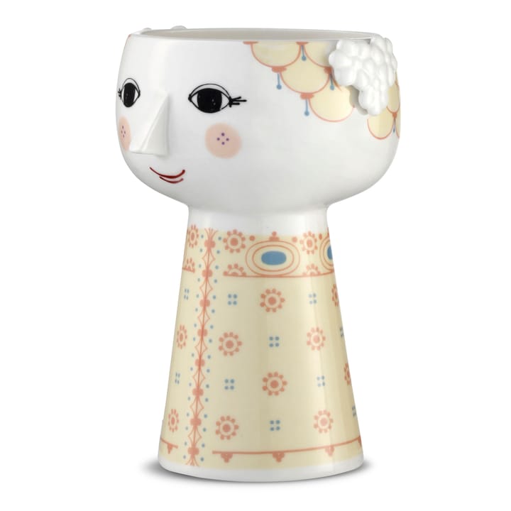 Eva vase 15 cm - Soft yellow - Bjørn Wiinblad