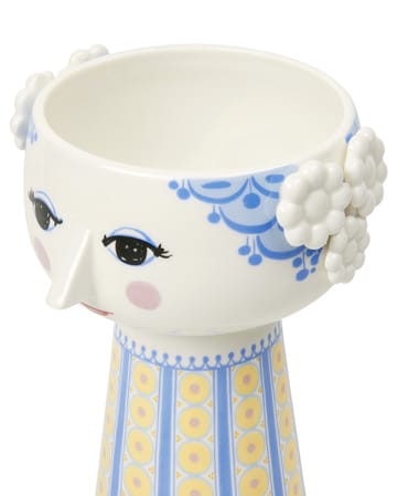 Eva vase 18.5 cm - Blue-blue - Bjørn Wiinblad