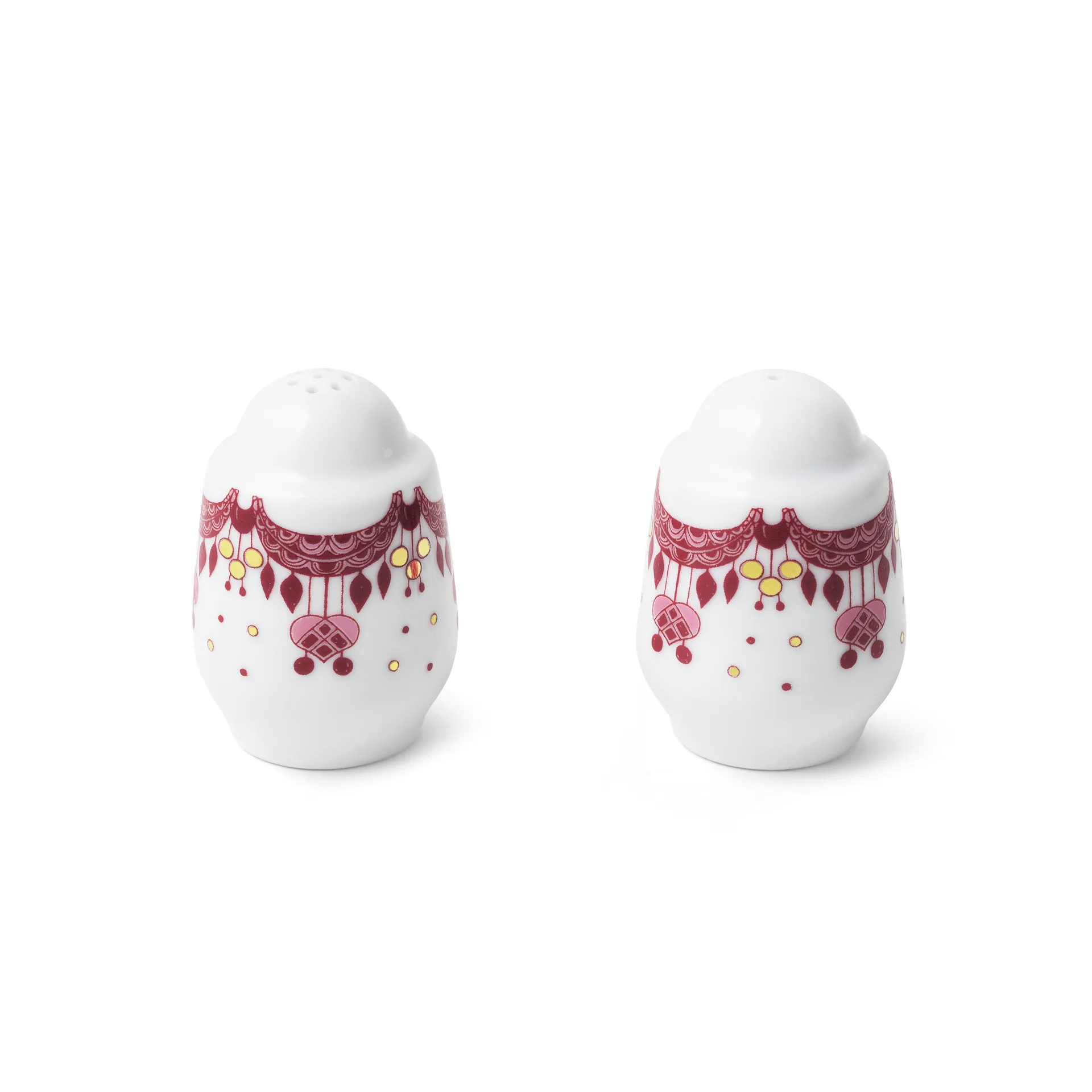 Guirlande salt- and pepper set, Red Bjørn Wiinblad