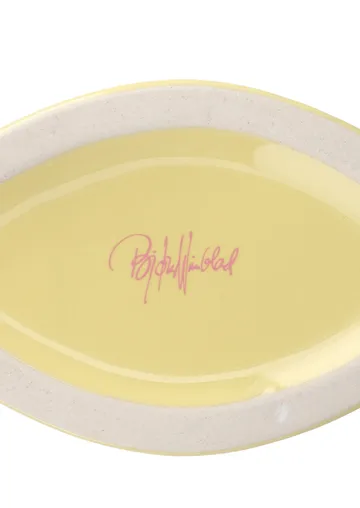 Nina vase - Yellow-pink, 22 cm - Bjørn Wiinblad