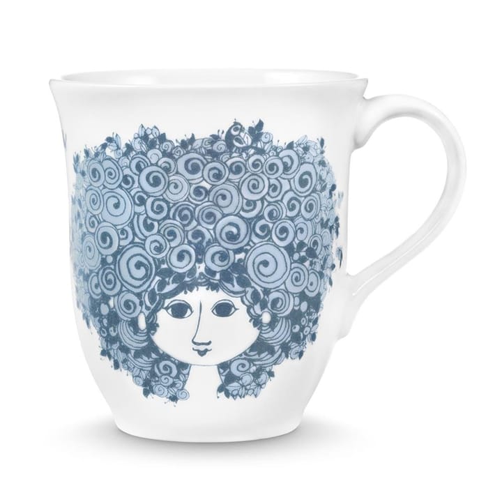 Rosalinde mug 35 cl - dusty blue - Bjørn Wiinblad