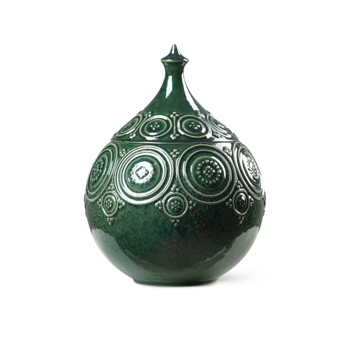 Symphony Magic bonbonniere Ø 15.5 cm, darkgreen Bjørn Wiinblad