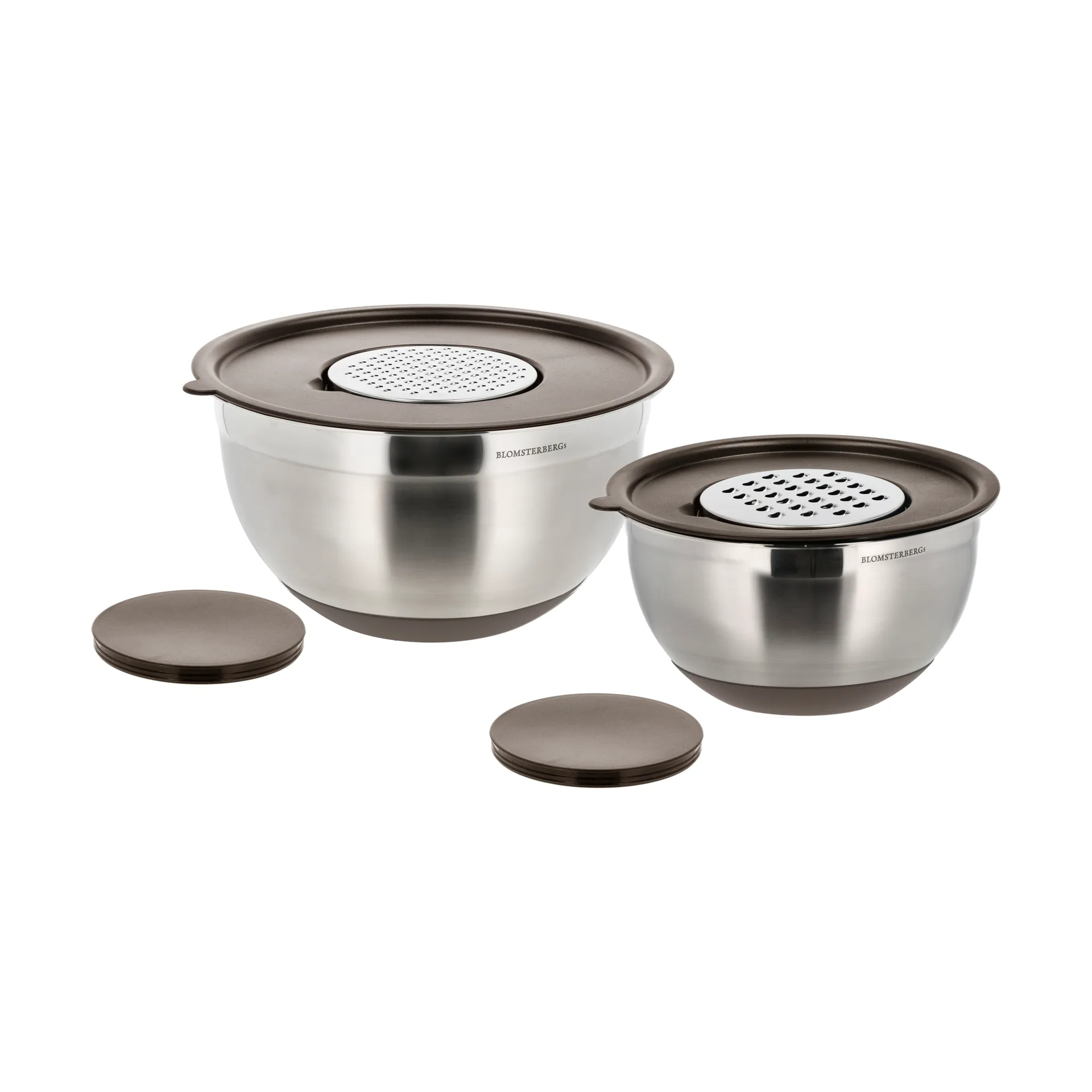 Blomsterbergs bowl set, Latte, stainless steel, 6 pieces Blomsterbergs