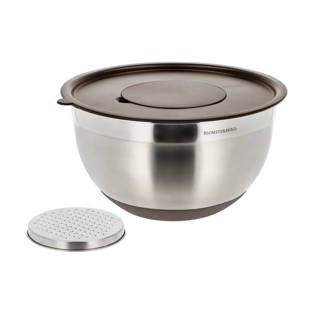 Blomsterbergs bowl set, Latte, stainless steel, 6 pieces Blomsterbergs