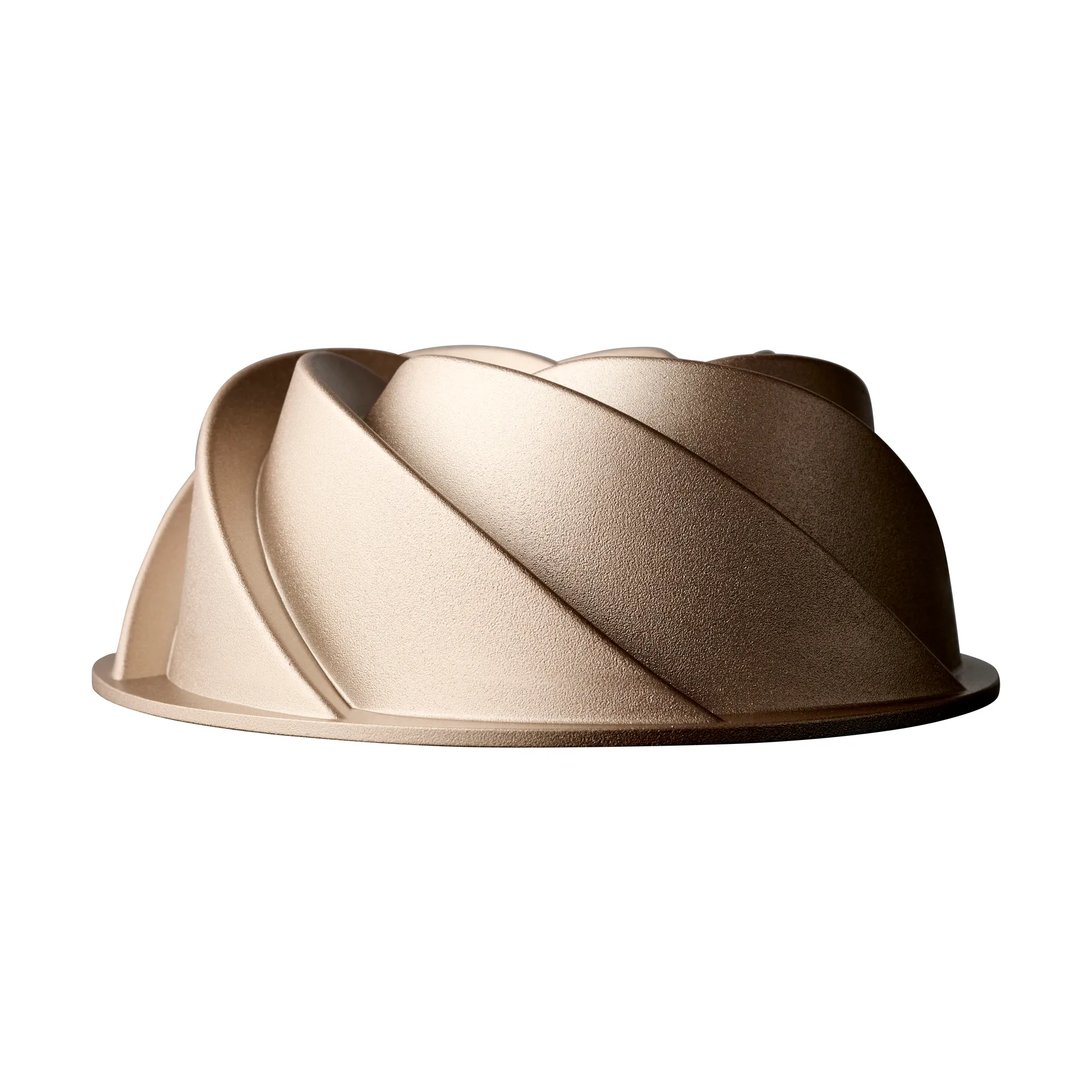 Blomsterbergs cake mold swirl 24x9 cm, Rose gold Blomsterbergs