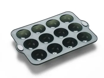 Blomsterbergs Chocolate Mold 12 holes Gray | Scandinavian Design | Grey