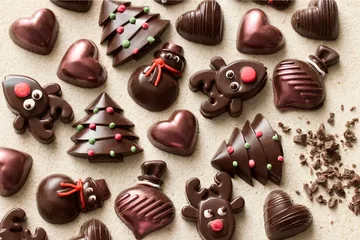 Blomsterbergs chocolate mould - Latte, 3 pieces - Blomsterbergs